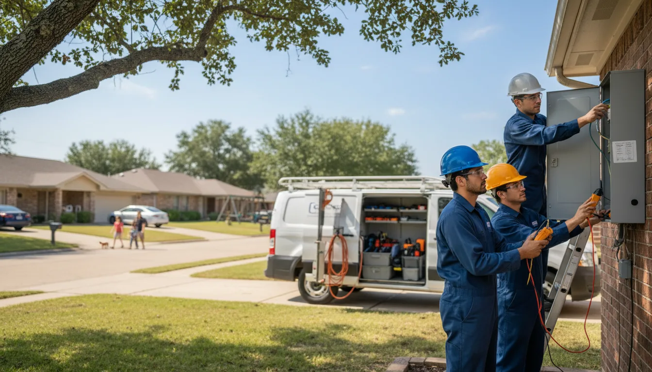 Certified electrician providing emergency electrical services in La Russell, MO